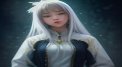 人像抠图测试场景：一位女性站在复杂室内背景前，抠抠图AI准确识别人体轮廓，头发丝细节保留良好